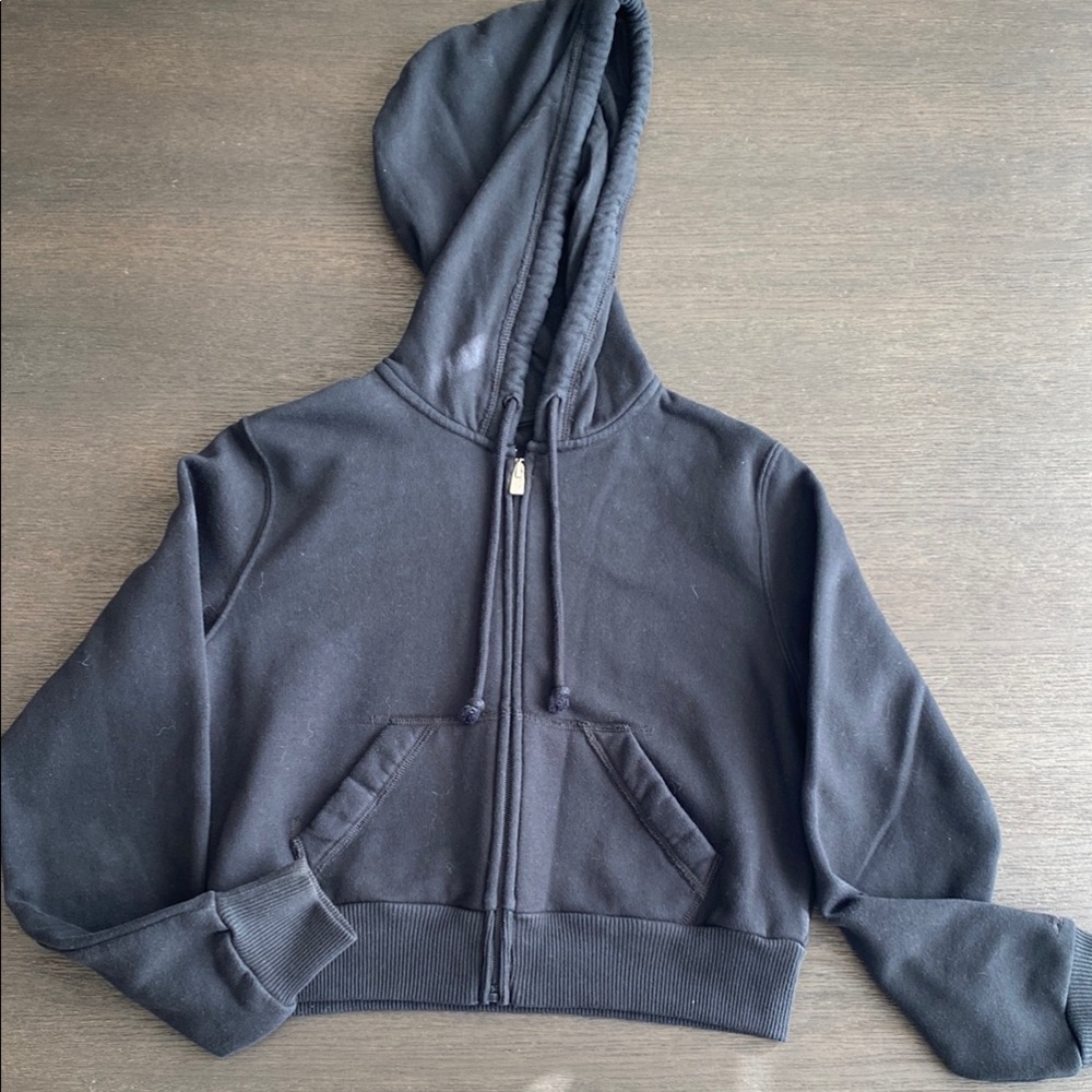 Hollister feel good fleece mini zip-up hoodie